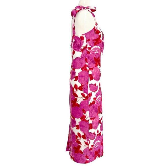 Alice McCall Fuchsia Bloom Floral Midi Dress – Size US 8 / AU 12 / EU 40 - Picture 5 of 8